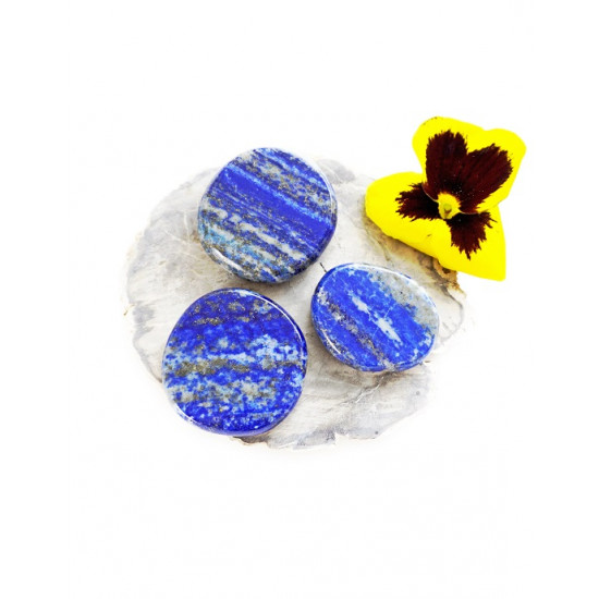 LAZURITE flatstone CRYSTALS LAZURITE flatstone CRYSTALS