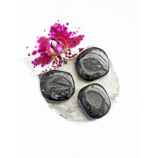 BLACK TOURMALINE flatstone CRYSTALS BLACK TOURMALINE flatstone CRYSTALS