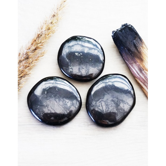 SHUNGITE flatstone CRYSTALS SHUNGITE flatstone CRYSTALS
