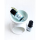 OIL LAMP flowers white OIL LAMPS OIL LAMP flowers white OIL LAMPS