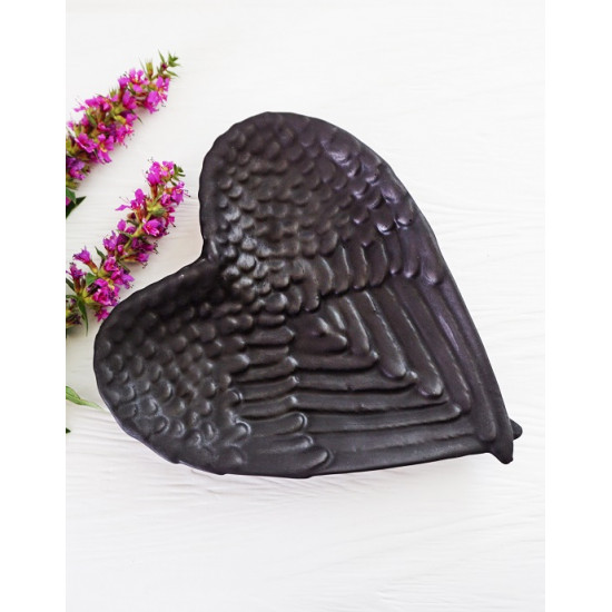 SHUNGITE bowl angel wing shaped SHUNGITE bowl angel wing shaped