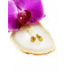 CITRINE earrings (gold 585) CITRINE earrings (gold 585)