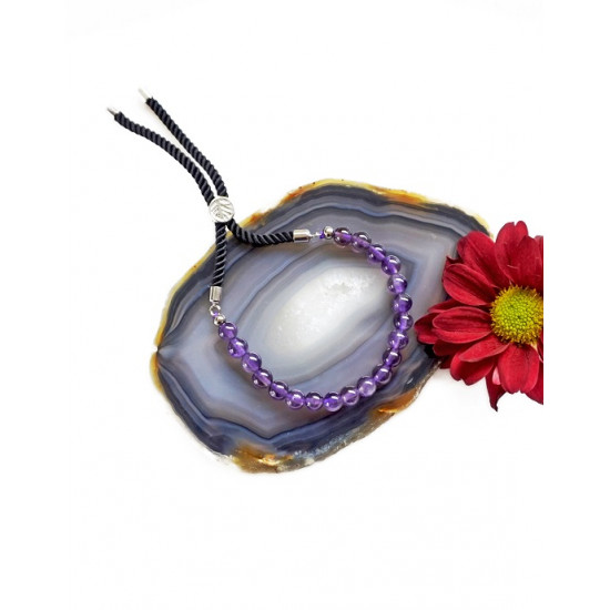 AMETHYST bracelet with a band JEWELLERIES AMETHYST bracelet with a band JEWELLERIES