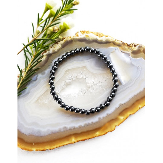HEMATITE bracelet for kids (pearl 4 mm) JEWELRY HEMATITE bracelet for kids (pearl 4 mm) JEWELRY