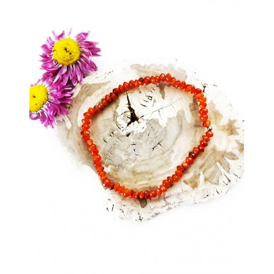 CARNELIAN bracelet button CARNELIAN bracelet button