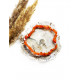 CARNELIAN bracelet (triangular pearl) CARNELIAN bracelet (triangular pearl)