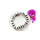BLACK TOURMALINE AND ROSE QUARTZ bracelet button JEWELLERIES BLACK TOURMALINE AND ROSE QUARTZ bracelet button JEWELLERIES