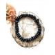 BLACK TOURMALINE bracelet button BLACK TOURMALINE bracelet button