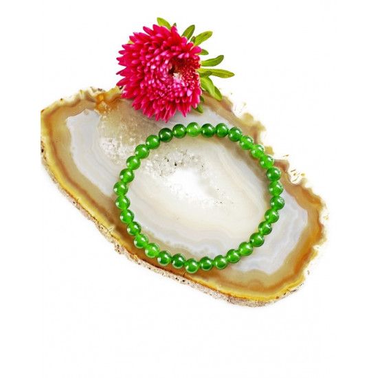 NEPHRITE JADE bracelet (pearl 6 mm) JEWELRY NEPHRITE JADE bracelet (pearl 6 mm) JEWELRY