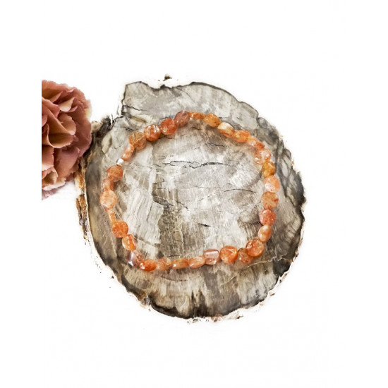 SUNSTONE bracelet with chips JEWELRY SUNSTONE bracelet with chips JEWELRY