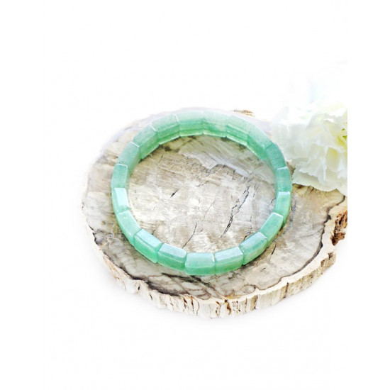 GREEN AVENTURINE bracelet (10*10 crystal) GREEN AVENTURINE bracelet (10*10 crystal)