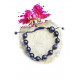 BLUE GOLDSTONE bracelet shamballa BLUE GOLDSTONE bracelet shamballa