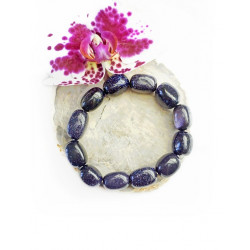 SININE KULDKIVI nugget käekett