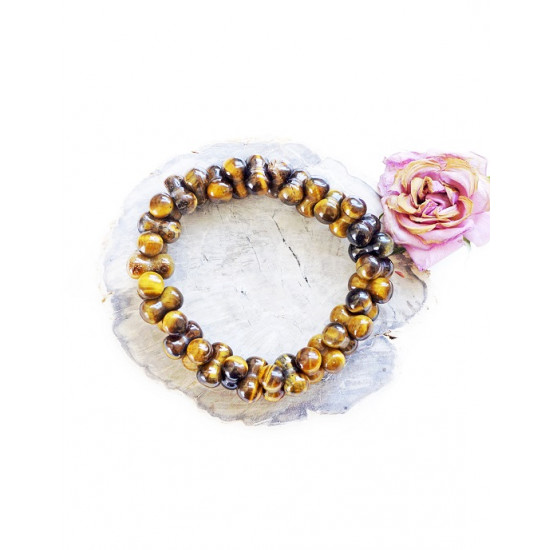 TIGER'S EYE bracelet (twine pearls) TIGER'S EYE bracelet (twine pearls)