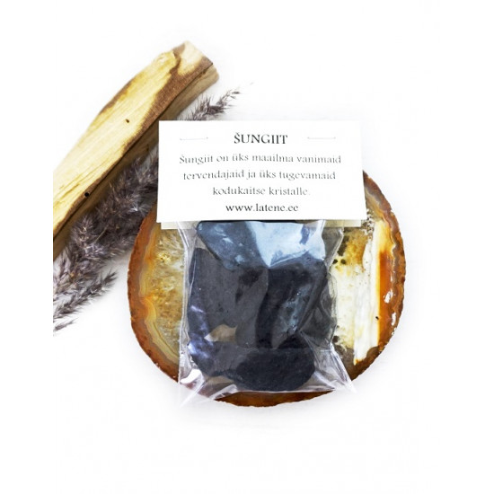 SHUNGITE rough (packaged) CRYSTALS SHUNGITE rough (packaged) CRYSTALS