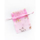 ORGANZA BAG pink with butterflies OTHER PRODUCTS ORGANZA BAG pink with butterflies OTHER PRODUCTS