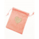 VELVET BAG pink with a heart OTHER PRODUCTS VELVET BAG pink with a heart OTHER PRODUCTS