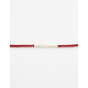 ХЛОПКОВЫЙ ШНУР с застежкой плетеный красный (серебро 925) ДРУГИЕ ПРОДУКТЫ