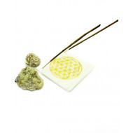 VIIRUKIHOIDJA marmor elulillega kandiline