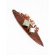 INCENSE HOLDER leaf brown (wood) INCENSE HOLDERS INCENSE HOLDER leaf brown (wood) INCENSE HOLDERS