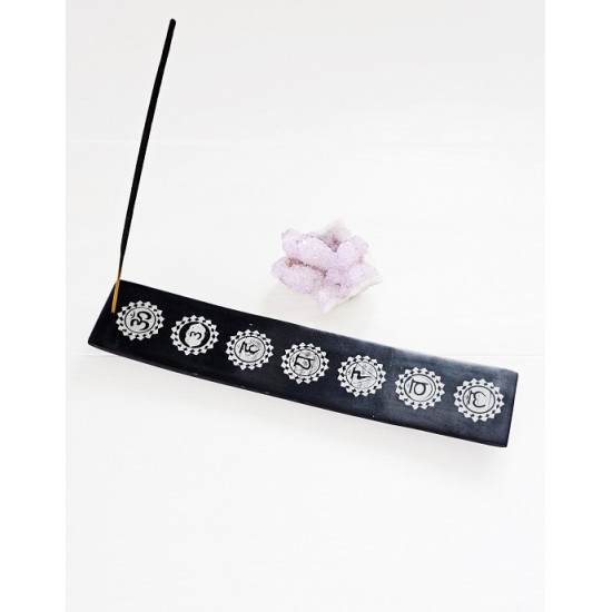 INCENSE HOLDER soapstone Chakras INCENSE HOLDERS INCENSE HOLDER soapstone Chakras INCENSE HOLDERS