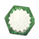 SELENITE incense holder with flower SELENITE incense holder with flower