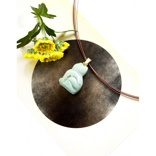AMAZONITE pendant cat (metal) JEWELLERIES AMAZONITE pendant cat (metal) JEWELLERIES