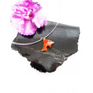 PUNANE JASPIS ripats delfiin (metall)  PUNANE JASPIS ripats delfiin (metall)