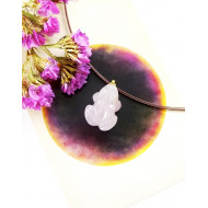 ROOSA KVARTS ripats konn (metall)