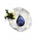 BLUE GOLDSTONE pendant teardrop (metal rim) JEWELRY BLUE GOLDSTONE pendant teardrop (metal rim) JEWELRY
