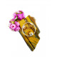 CITRINE three-point round pendant CITRINE three-point round pendant