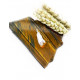 CITRINE point pendant (metal silvered) CITRINE point pendant (metal silvered)