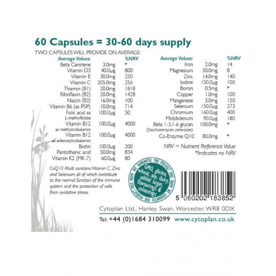 CYTOPLAN CoQ10 MULTI HEALTH PRODUCTS CYTOPLAN CoQ10 MULTI HEALTH PRODUCTS