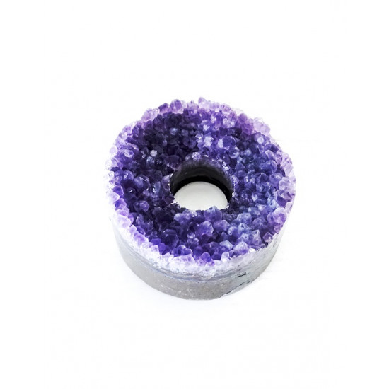 AMETHYST geode candle holder big MAGICAL TOOLS AMETHYST geode candle holder big MAGICAL TOOLS